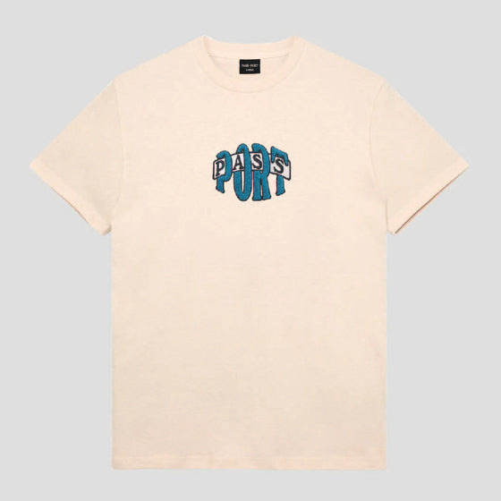 Pass~Port Bulb Logo Tee - Natural - Large