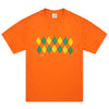 Frog Argyle Tee (Orange) - Medium