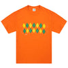 Frog Argyle Tee (Orange) - Medium