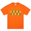 Frog Argyle Tee (Orange) - Medium