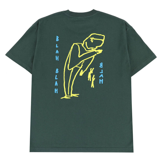 Polar Blah Blah Blah Tee - Dark Green - Large