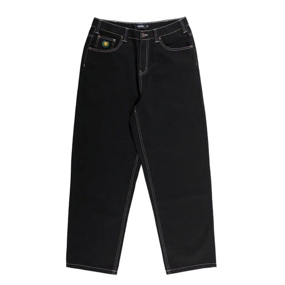 Theories Plaza Jeans - Black Contrast Stitch - 34