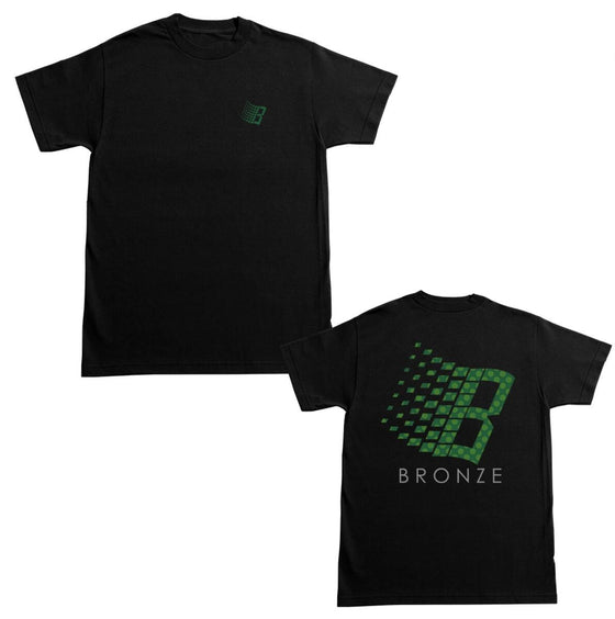 Bronze 56K Polka Dot Logo Tee - Black - Medium