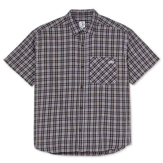 Polar Skate Co. Mitchell Poplin Shirt - Graphite/Gold - XL