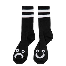  Polar Rib Socks | Happy Sad - Black - shorts