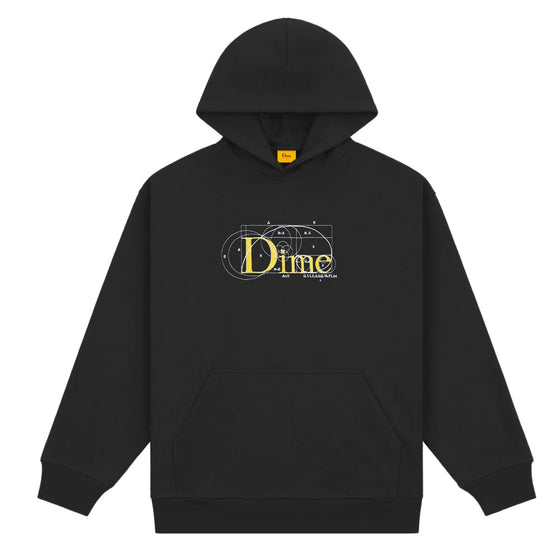 Dime Ratio Hoodie - Black - XL
