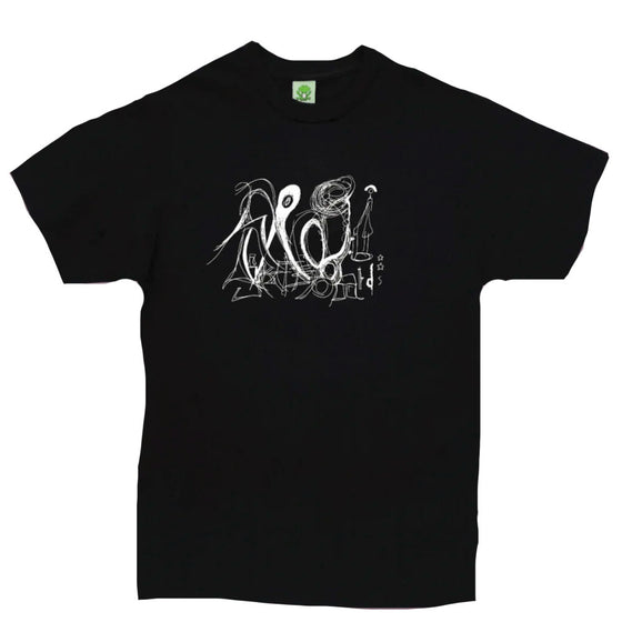 Frog Scribble Daddy Tee (Black) - XL