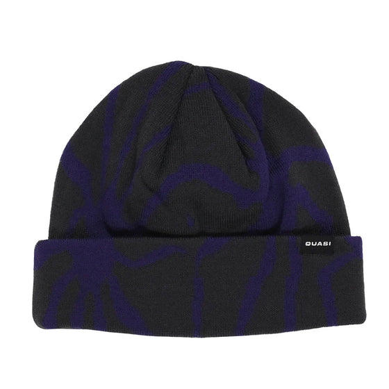 Quasi Spider Beanie - Eggplant