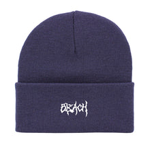  Bleach Spike Beanie - Navy