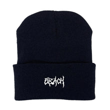  Bleach Spike Beanie - Black