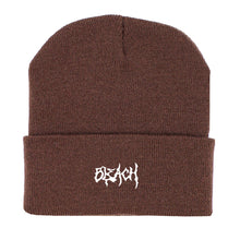  Bleach Spike Beanie - Brown