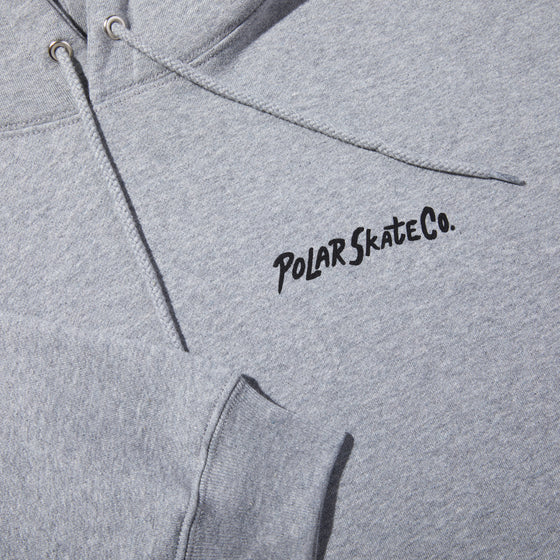 Polar Dave Hoodie - Yoga Trippin' - Heather Grey - Large