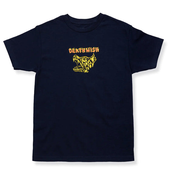 Deathwish - Man's Best Friend Tee - Navy - Medium