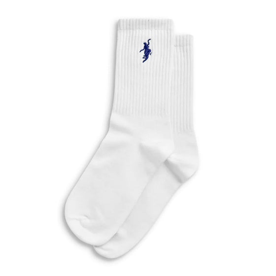 Polar No Comply Sock - White/Blue (43-36)