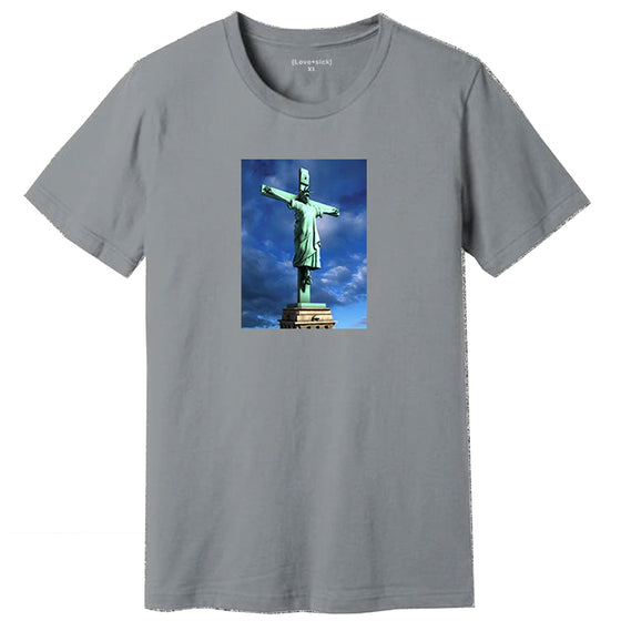 {Love-Sick} False Freedom Tee - Storm - Large