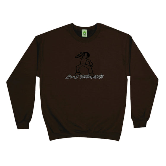 Frog Unlocked Crewneck - Brown - Large
