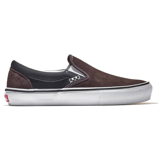 Vans Skate Slip-On - Dark Brown/Navy