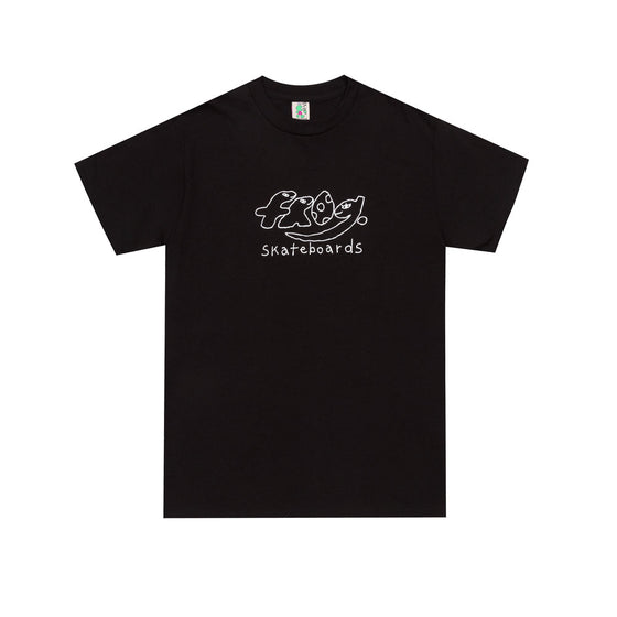 Frog Dino Logo Tee - Black - XL