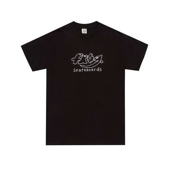 Frog Dino Logo Tee - Black - Medium