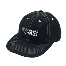  Quasi Lowercase 6 Panel Snapback - Black