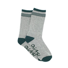  Quasi Note Sock - Grey/Forest
