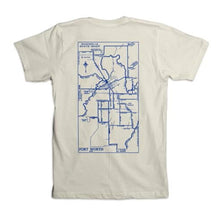  Magnolia Map Tee - Off White/Navy