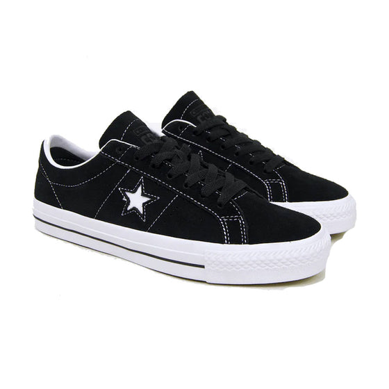 Converse Cons One Star Pro OX - Black/Black/White