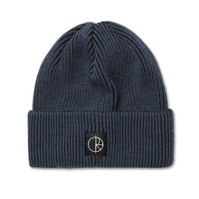  Lines Merino Beanie (Grey Blue) - O/S