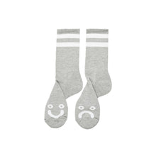  Happy Sad Socks - Heather Grey 35-38