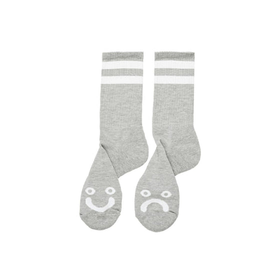 Happy Sad Socks - Heather Grey 35-38