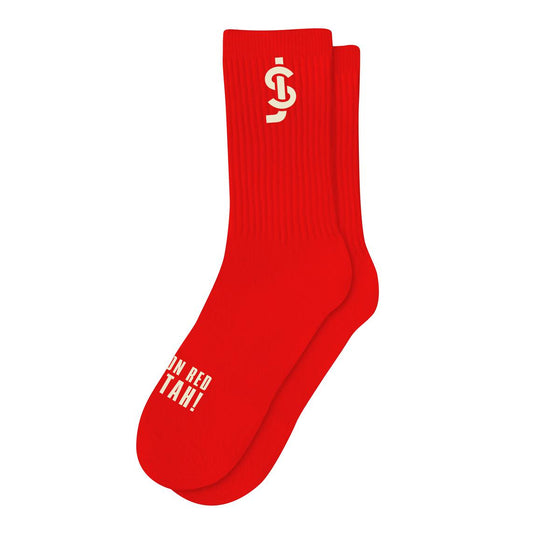 Shake Junt Socks - Red On Red