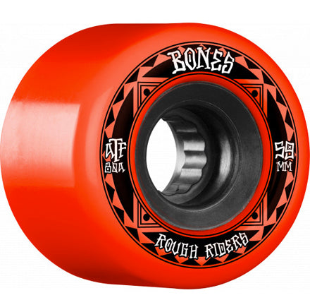 Bones ATF Rough Riders Cruiser 80a Wheels - 59mm - Red