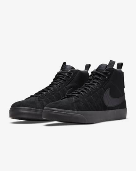 Nike SB Blazer Mid Premium - Black-Black/Black (CALL STORE)