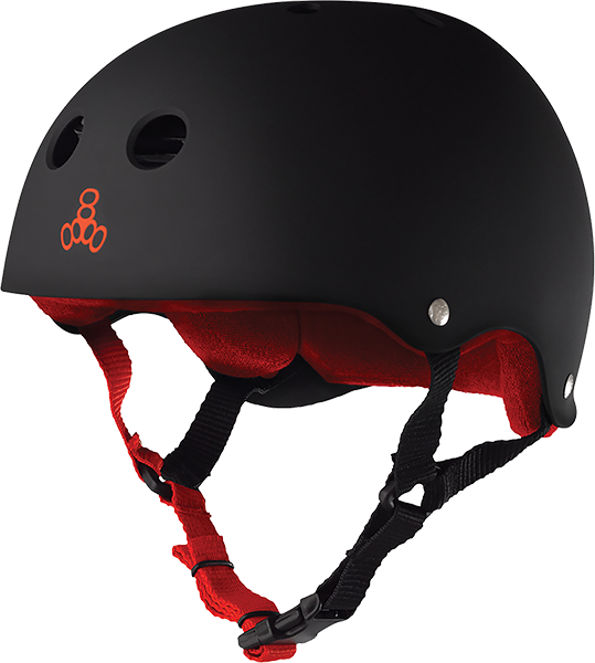Triple 8 Helmet - Blk/Red