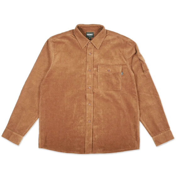 Theories Winston Corduroy Utility Shirt - Rum - XLarge