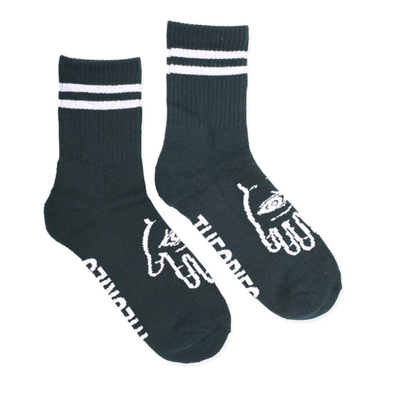 Theories Mystic Half Crew Sock - Alpine/White